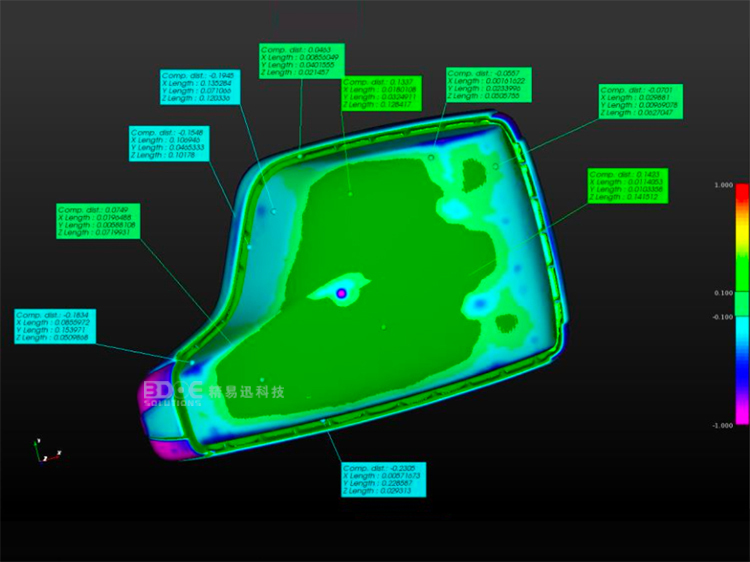 汽車空調(diào)配件三維檢測成功案例-三維檢測解決方案提供商