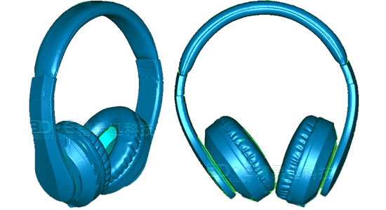 耳機三維掃描數(shù)據(jù)