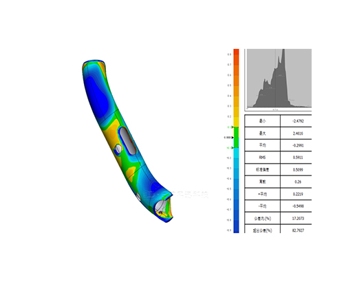 不規(guī)則彎管三維尺寸檢測方案-藍光三維掃描儀三維檢測解決方案