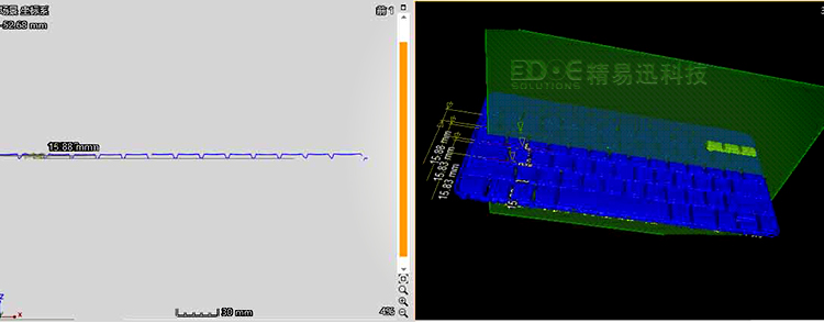 鍵盤三維掃描檢測