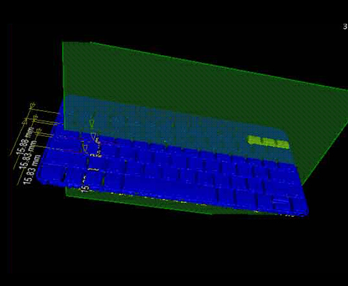 電腦鍵盤(pán)產(chǎn)品缺陷檢測(cè)-三維檢測(cè)