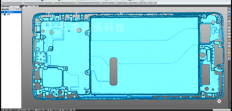 手機后蓋三維尺寸測量